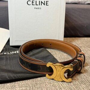 Celine Triomphe Belt 25mm 95cm